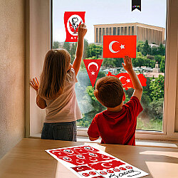 Milli Bayramlar Temalı Sticker Seti 2'li - Kikajoy