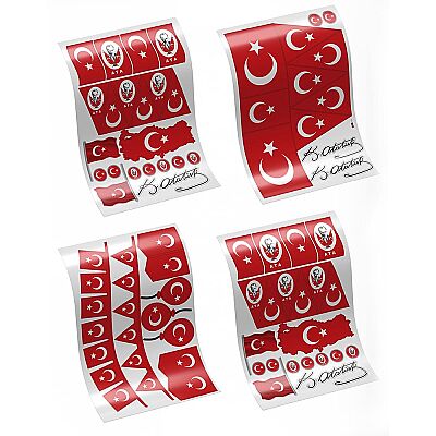 Milli Bayramlar Temalı Sticker Seti 2'li - 2