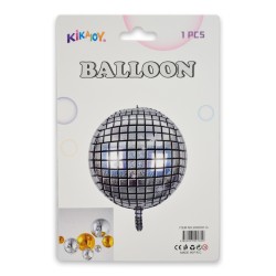 Çin Üretim - Gümüş Disko Topu Folyo Balon
