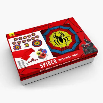Doğum Günü Kutlama Seti -Spider- - 1