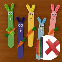 Karışık Renkli Dondurma Çubuğu 15cm - 