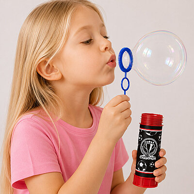 Champion Siyah Beyaz Double Bubble Köpük Balon 2li - 1