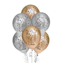 Elegant Unicorn Metallic Balloons - 2