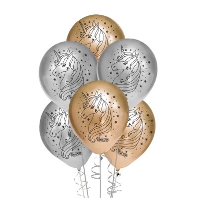Elegant Unicorn Metallic Balloons - 2