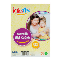 Elişi Kağıdı 10lu A4 80gr Metalik -ELS02- - Thumbnail