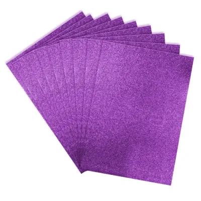 Simli Karışık Renk Eva Tabaka 50x70 - 6