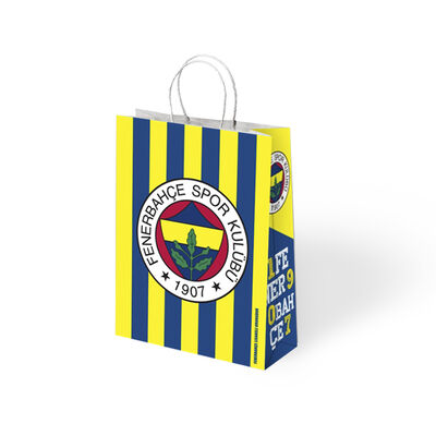 Fenerbahçe Büküm Saplı Kraft Çanta 18x24cm - 1