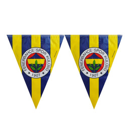 Fenerbahçe Lisanslı Üçgen Bayrak Afiş - Thumbnail