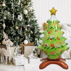 Ayaklı Çam Ağacı Folyo Balon - 1