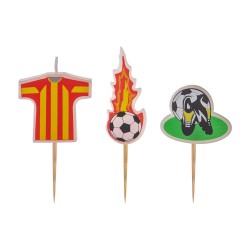  - Football Toothpick Candles
