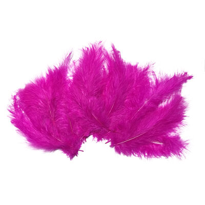 Fuchsia Craft Rooster Feathers - 2