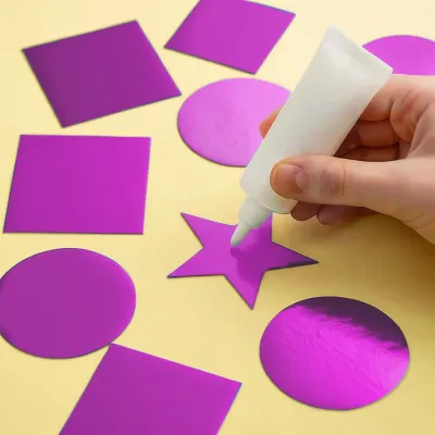 Fuchsia Metallic Construction Paper - 1