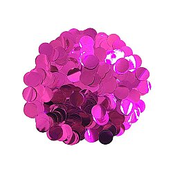 Fuchsia Metallic Foil Confetti Circles - 2