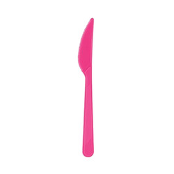 Fuchsia Plastic Knives - 2