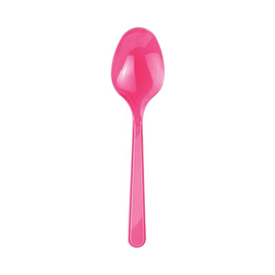 Fuchsia Plastic Spoons - 2