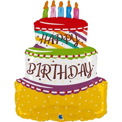 Birthday Cake Grabo Folyo Balon 27