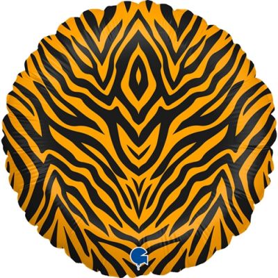 Tiger Striped Grabo Folyo Balon 18