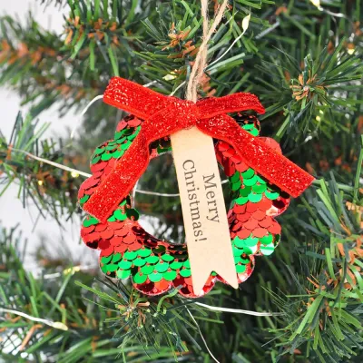 Glitter Christmas Tree Decoration - 1