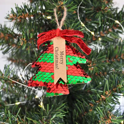 Glitter Christmas Tree Decoration - 4