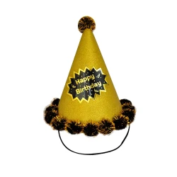 Glitter Happy Birthday Party Hat - 3