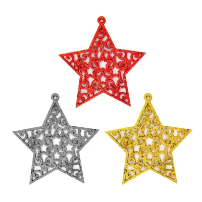 Glitter Ornament - Star - 2