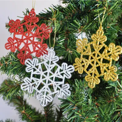 Glitter Snowflakes Ornament - 1