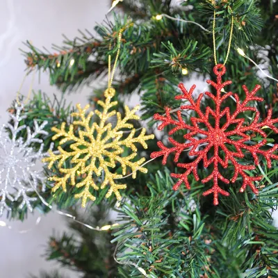 Glitter Snowflakes Ornament - 1