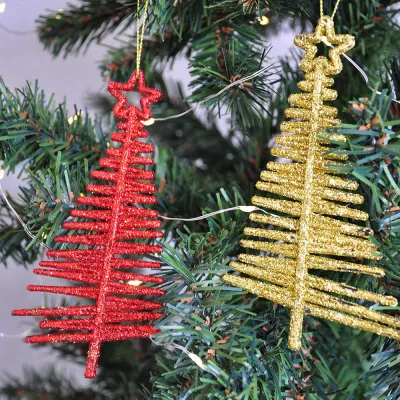 Glitter Tree Ornament - 1