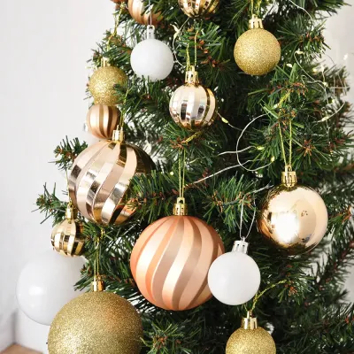 Gold Christmas Ornaments Set - 87 pcs - 2