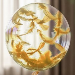 Gold Craft Rooster Feathers - 1