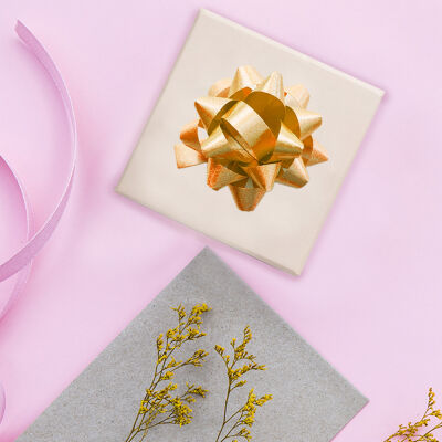 Gold Gift Bows - No:2 - 1