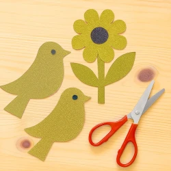 Gold Glitter Cardstock Sheet - 1