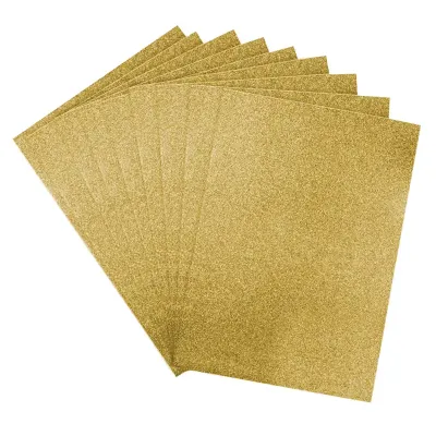 Gold Glitter EVA Craft Foam Sheet - 2