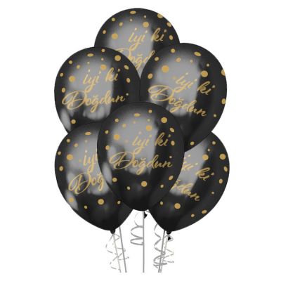 Gold İyi Ki Doğdun Crome Balloons 12