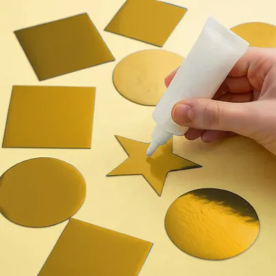 Gold Metallic Construction Papers - 1