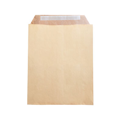 Gold Paper Mailing Bag 25x6x30,5 cm - 1