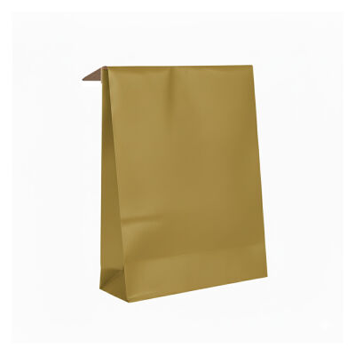 Gold Paper Mailing Bag 30x8x40,5 cm - 1
