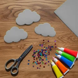 Gray EVA Craft Foam Sheet - 1