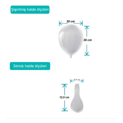 Gray Pastel Balloons 12