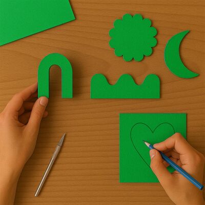 Green Cardboard - 1