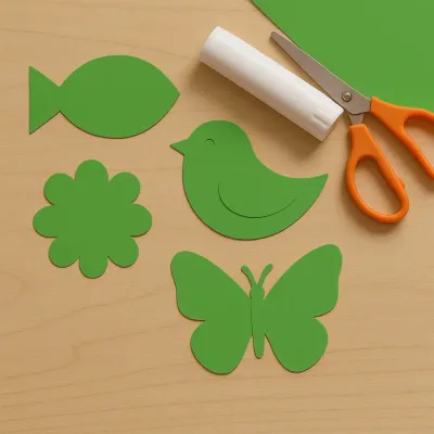 Green Construction Paper - 1