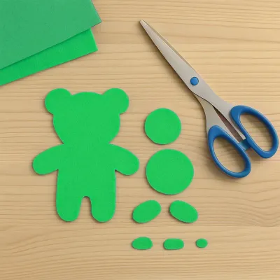 Green Craft Felt Sheet - 1