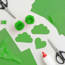 Green Crepe Paper - Kika