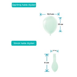 Green Macaron Pastel Balloons 5