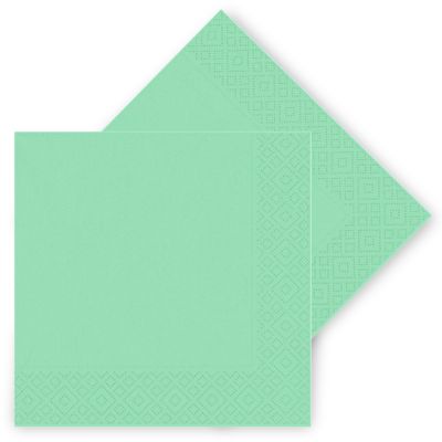 Green Pastel Paper Napkins - 1