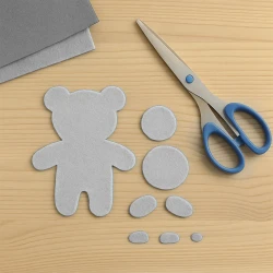 Grey Craft Felt Sheet - 1
