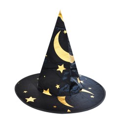 Halloween Cadı Şapkası ve Pelerin Seti - Thumbnail