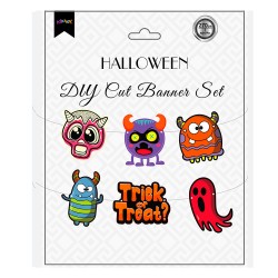 Kikajoy Marka Ürünler - Halloween Monster DIY-CUT Özel Kesim Banner