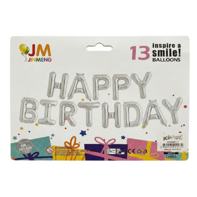 Happy Birthday Foil Letter Balloon Set - 2