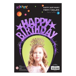 Kikajoy - Happy Birthday Metal Parti Taçları